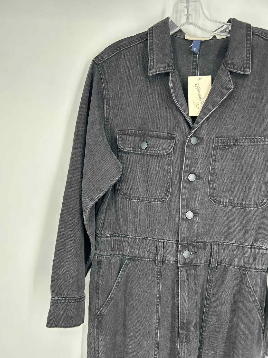 Universal Thread Size 12 Black Denim NWT Jumpsuit