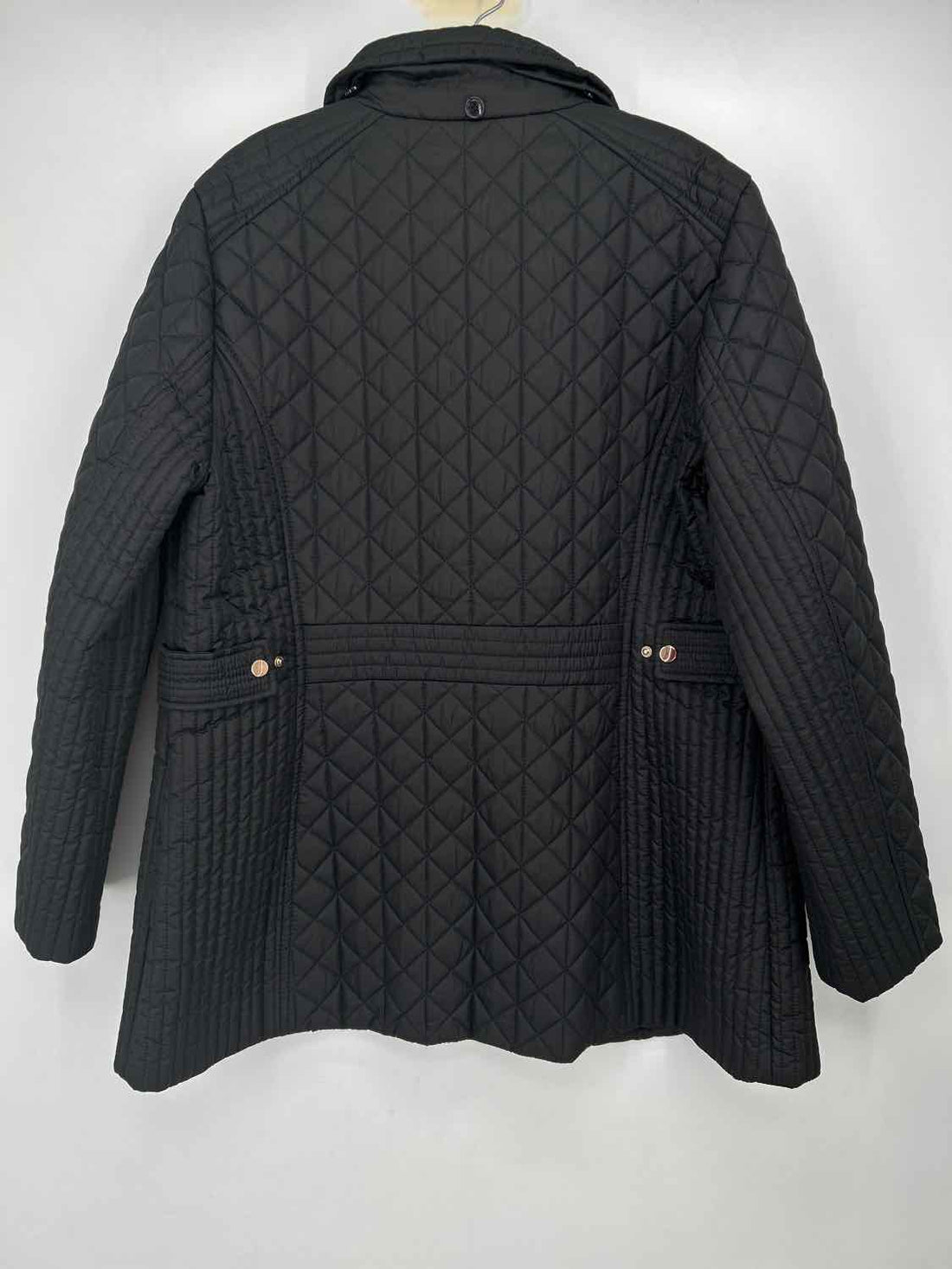 Jones New York Size XL Black Quilted Coat