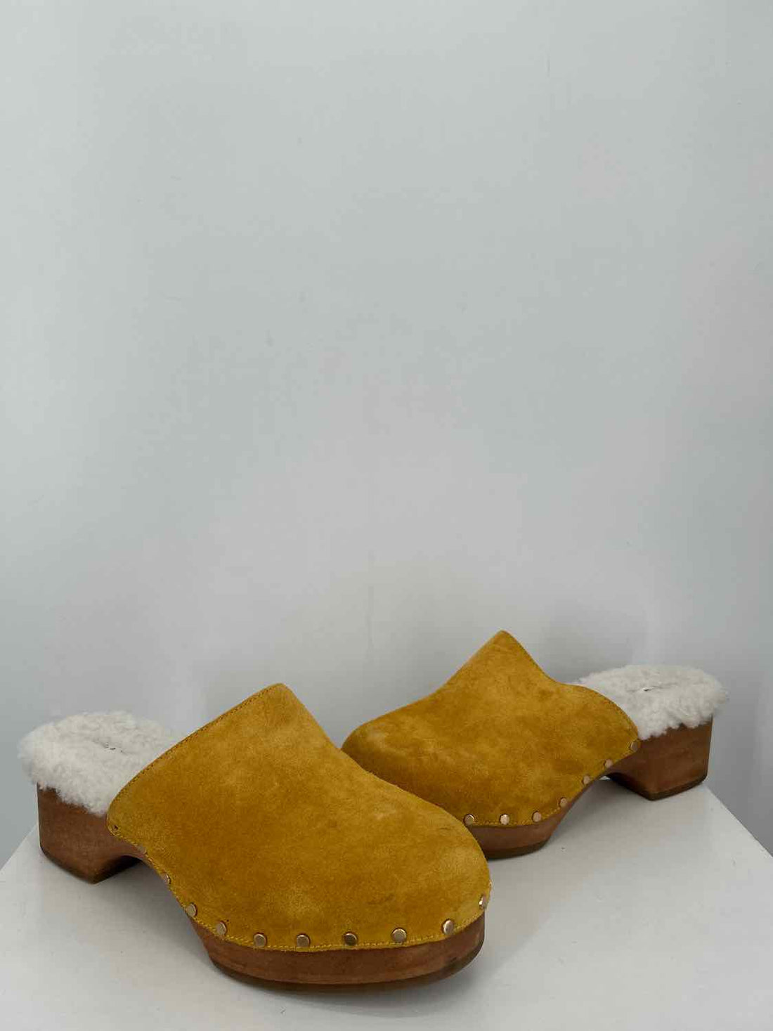 Rag & Bone Women Size 41(10) Mustard Suede Clogs