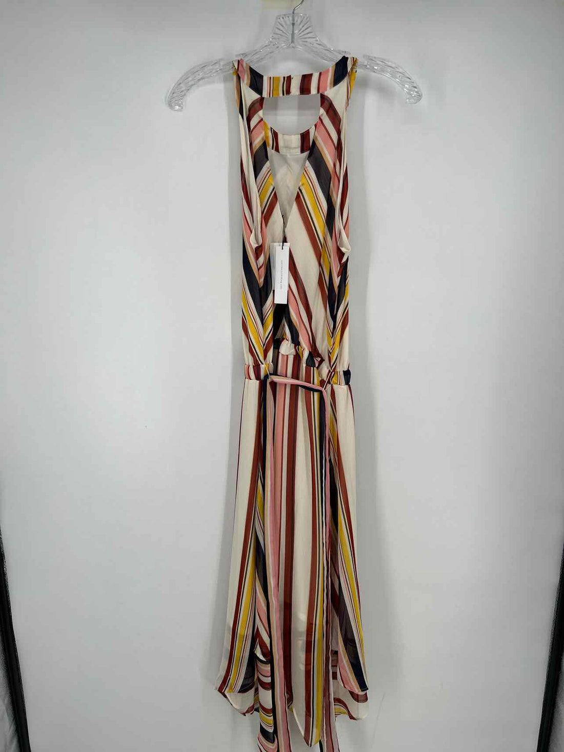 Sanctuary Size L White Multi Color Striped NWT Dress