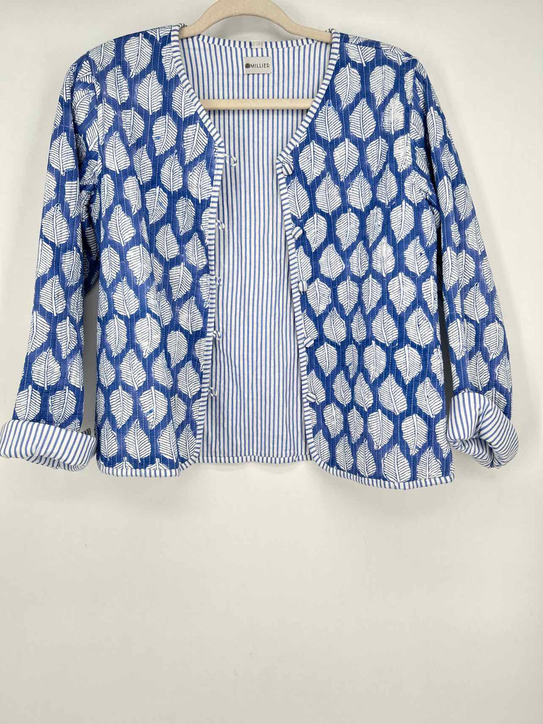 Millier Size M Blue Print Jacket
