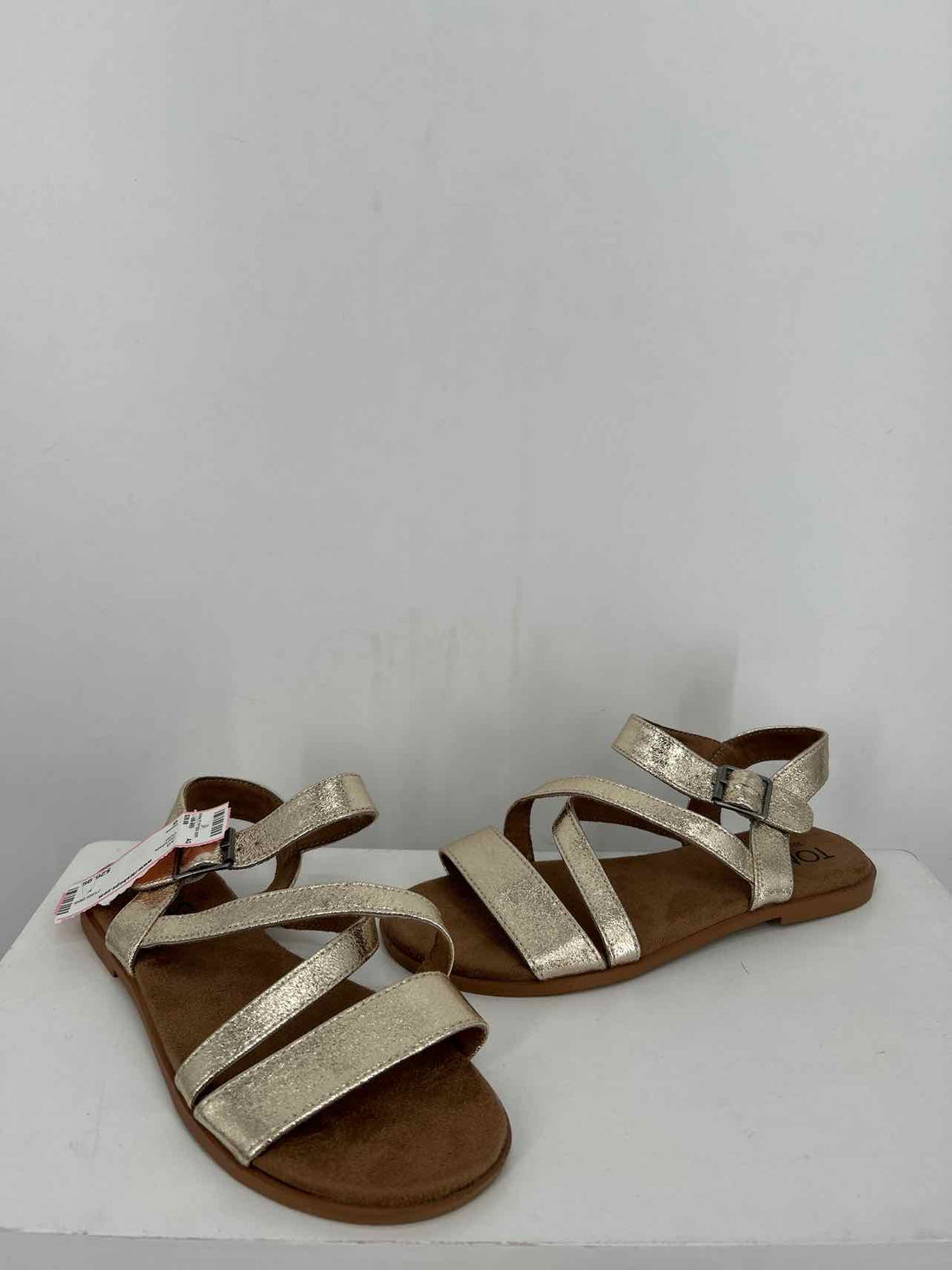Toms Women Size 6 Gold Sandals