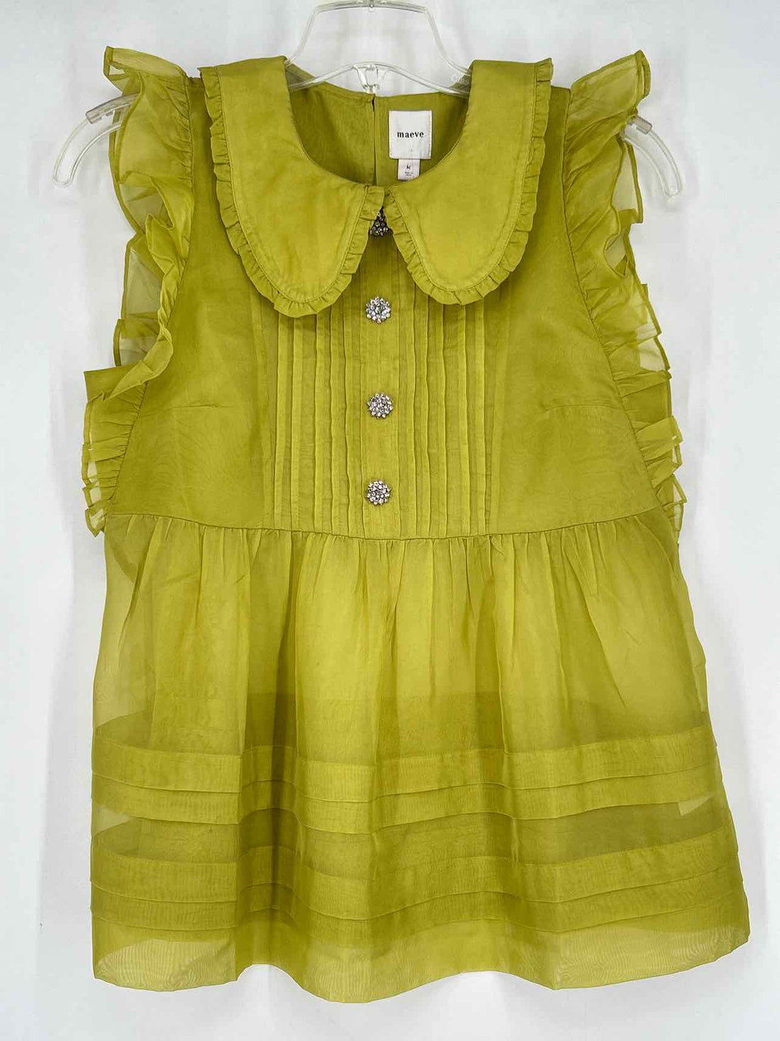 Maeve Size M Green Sleeveless