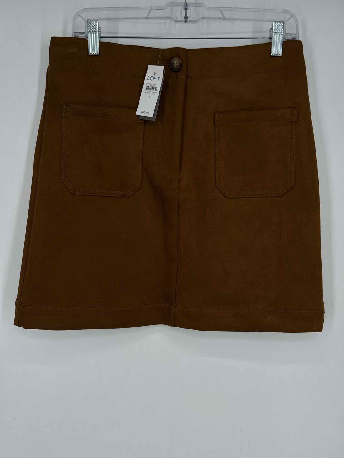 Loft Size 4 Brown Faux Suede NWT Skirts