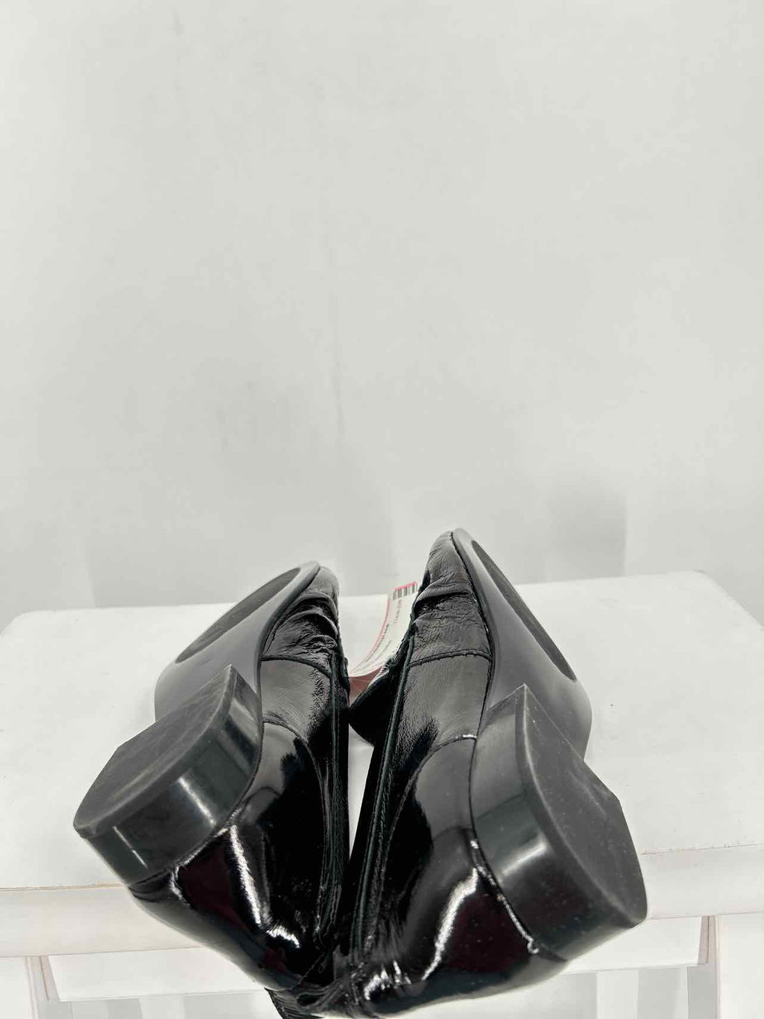 Zara Women Size 39 (8.5-9) Black Patent Leather Loafers