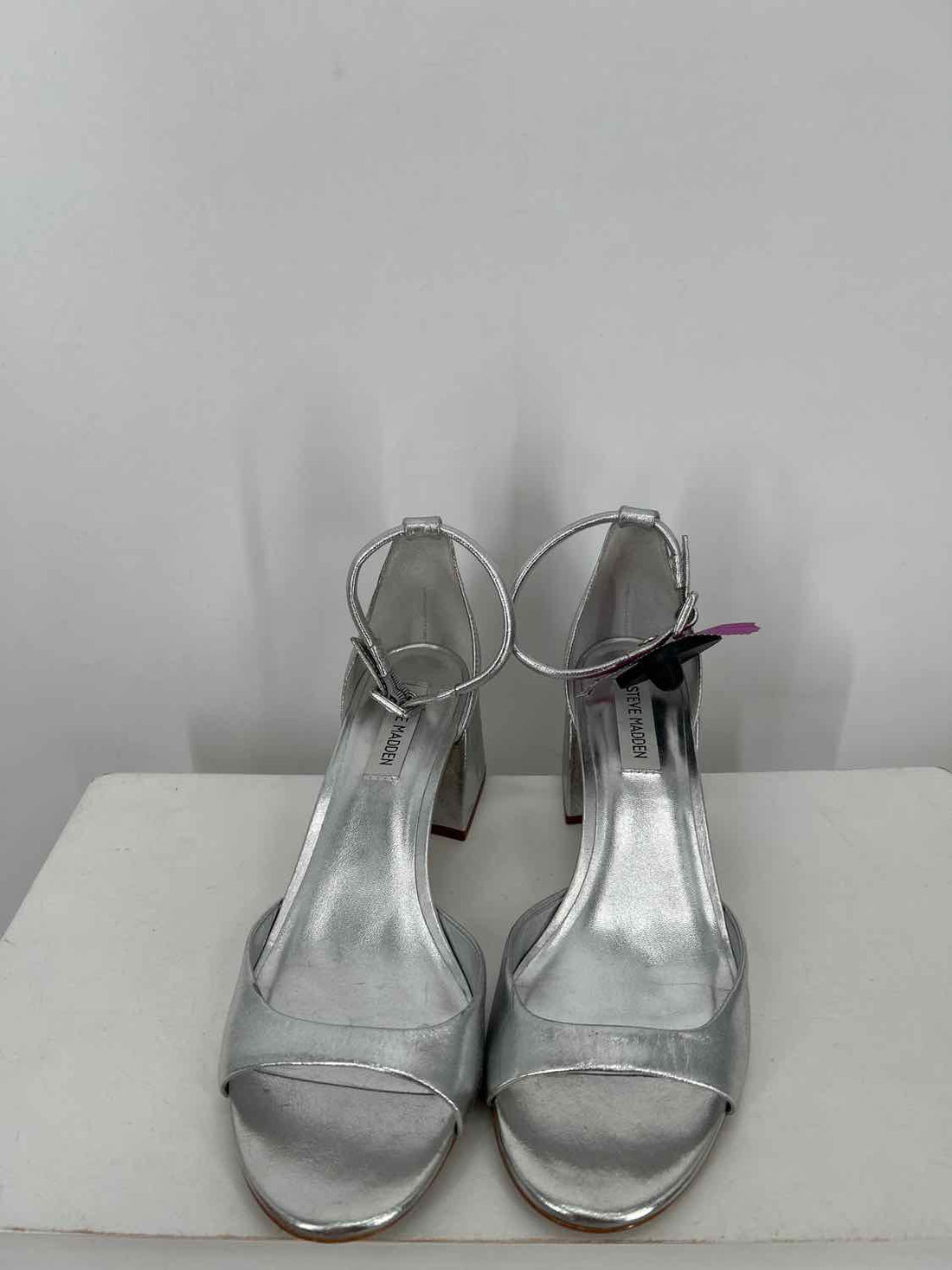 Steve Madden Women Size 9.5 Silver Heels