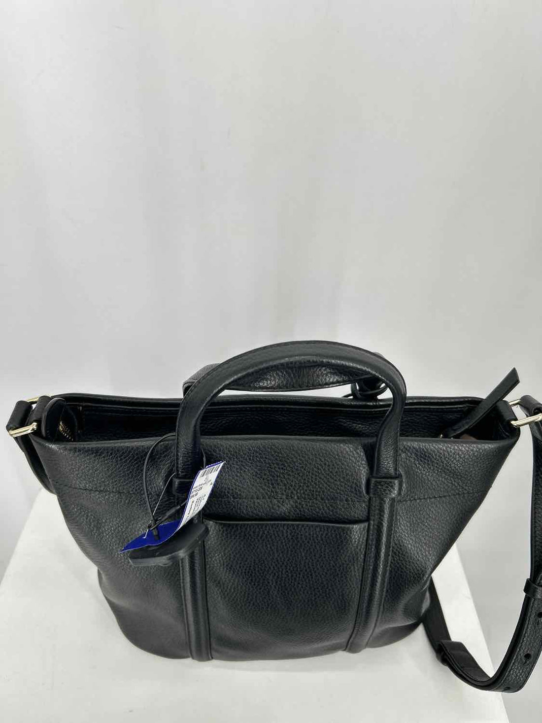 Radley London Black Pebbled Leather Satchel