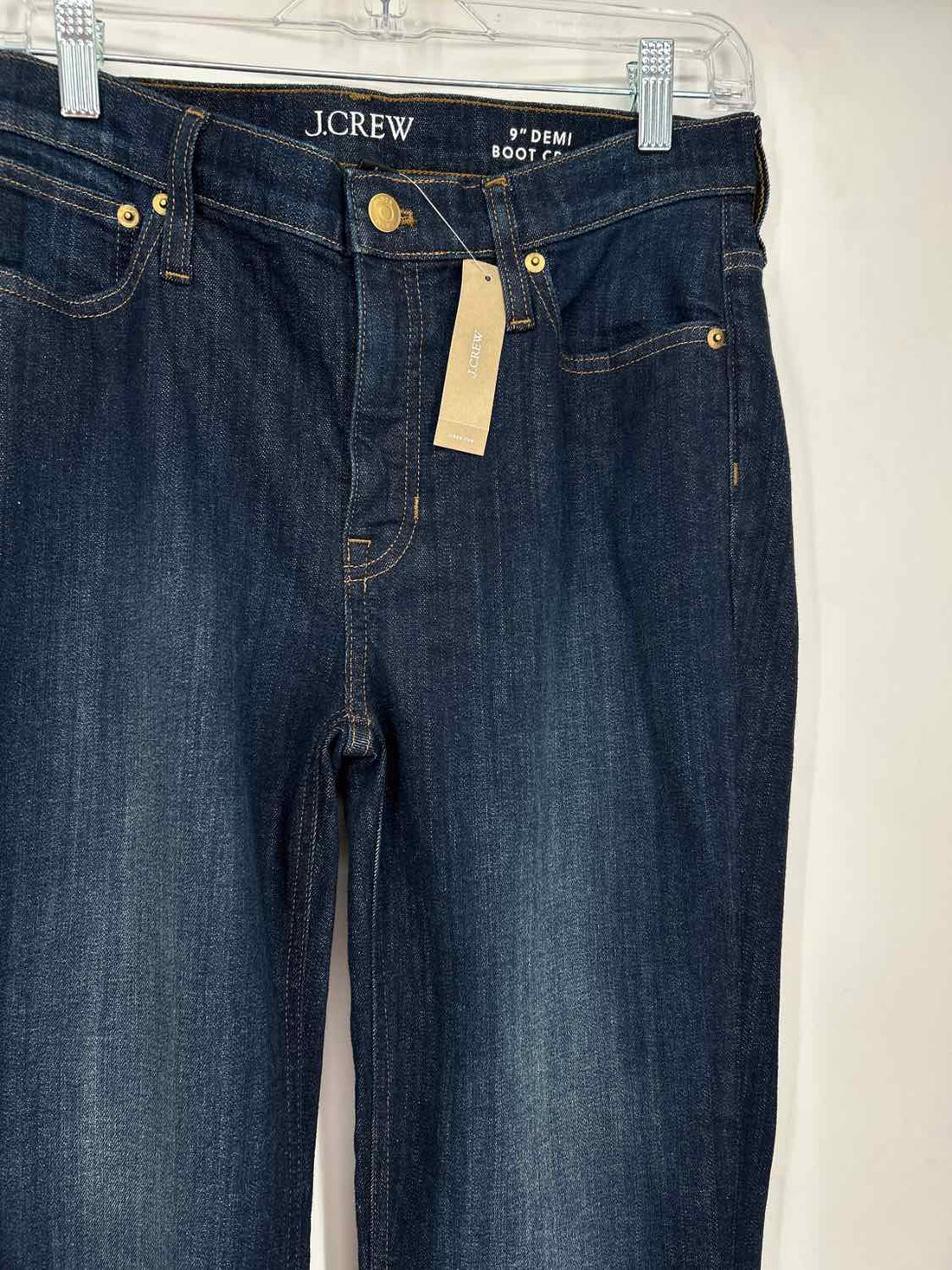 J Crew Size 29 Dark Wash NWT Demi Boot Crop Jeans