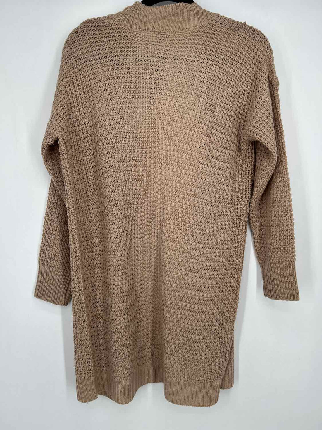 Poof Apparel Size L Khaki Cardigan