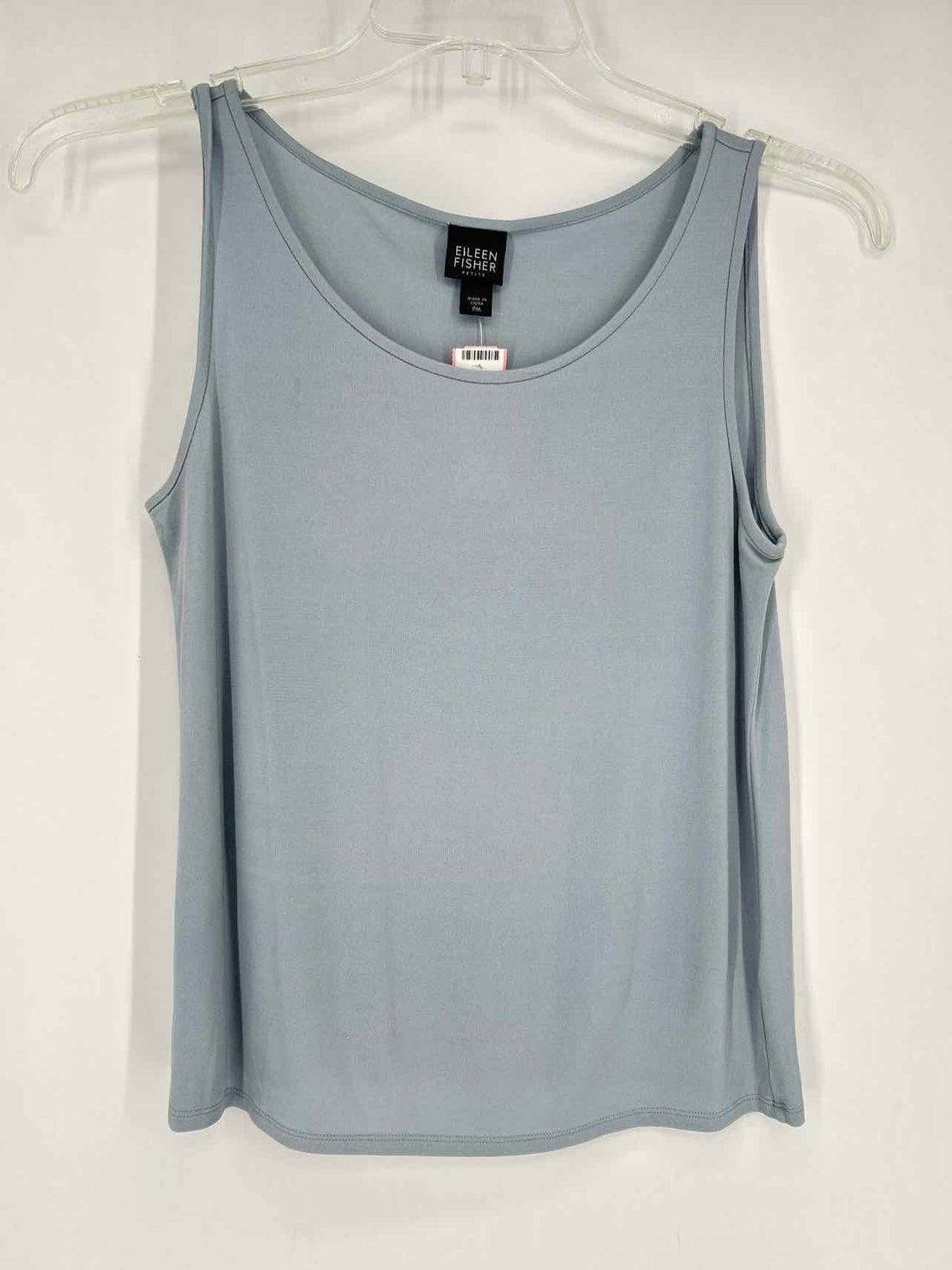Eileen Fisher Size MP Light Blue Silk Tank Top