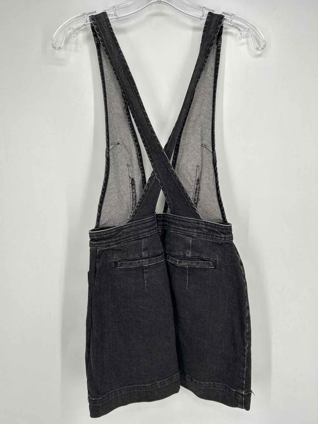 Free People Size 4 Black Denim Dress