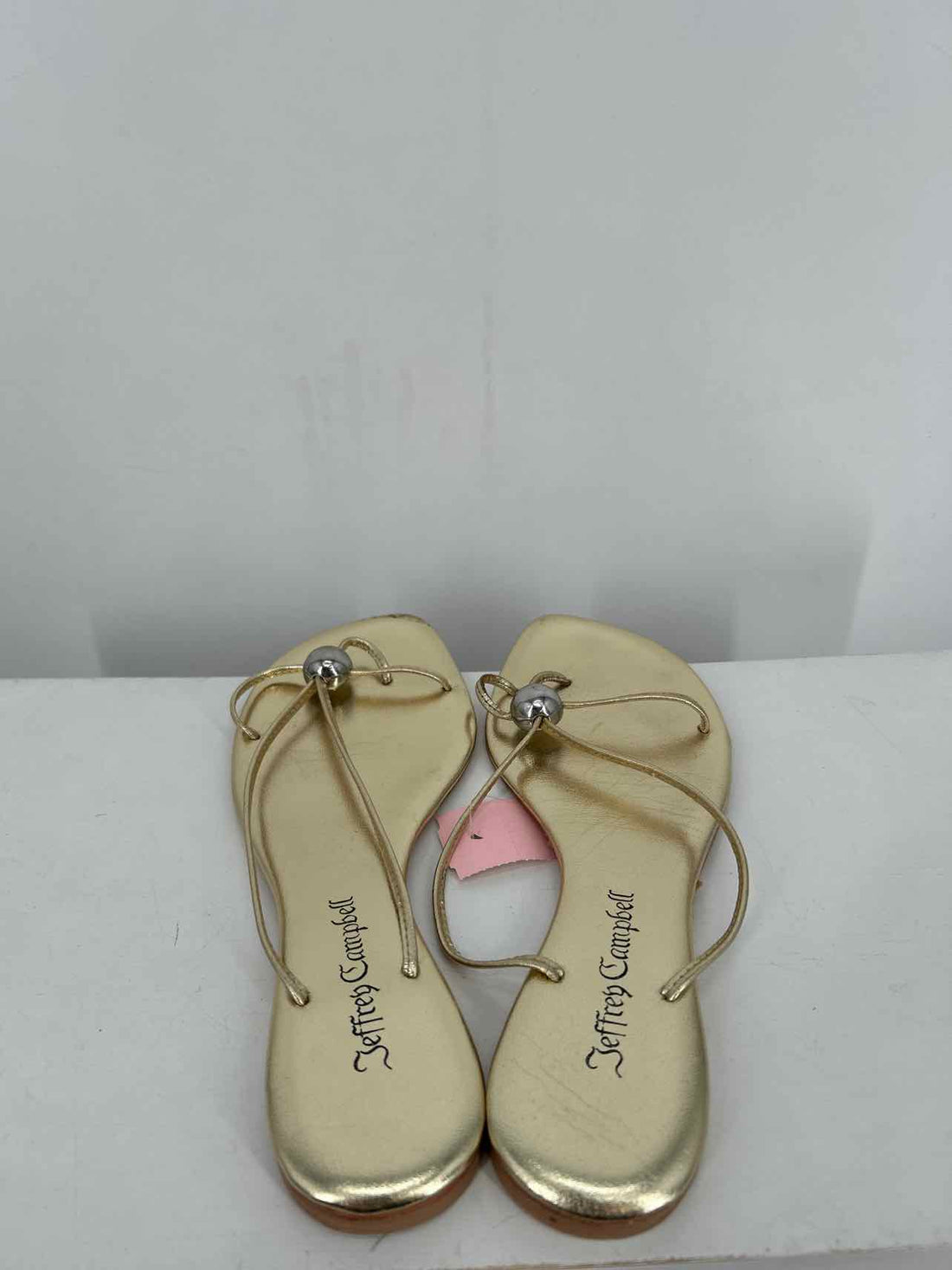 Jeffrey Campbell Women Size 7 Gold Sandals