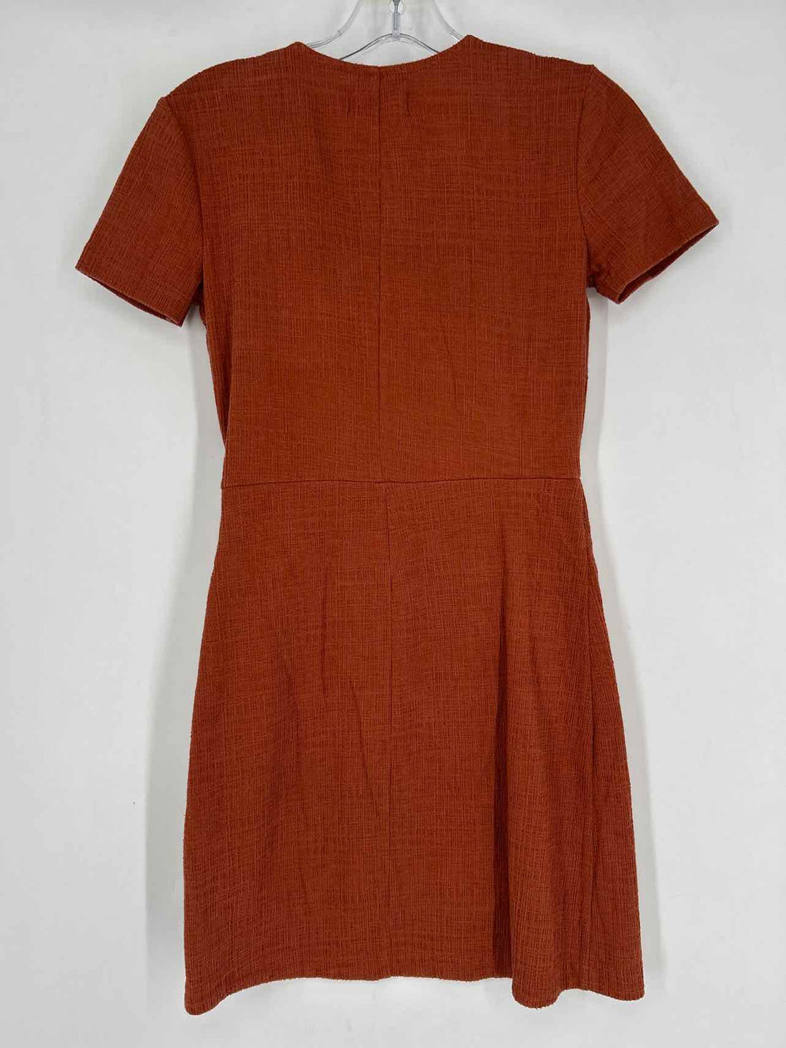 Texture & Thread Size XXS Rust Brown Dress