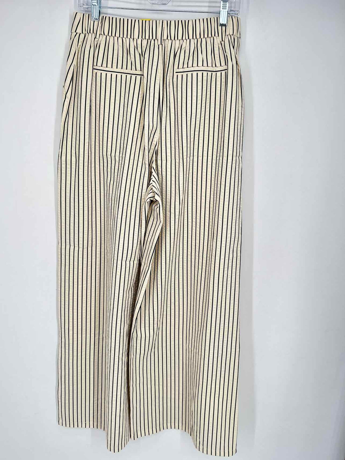 Mable Size M Cream & Black Striped Pants