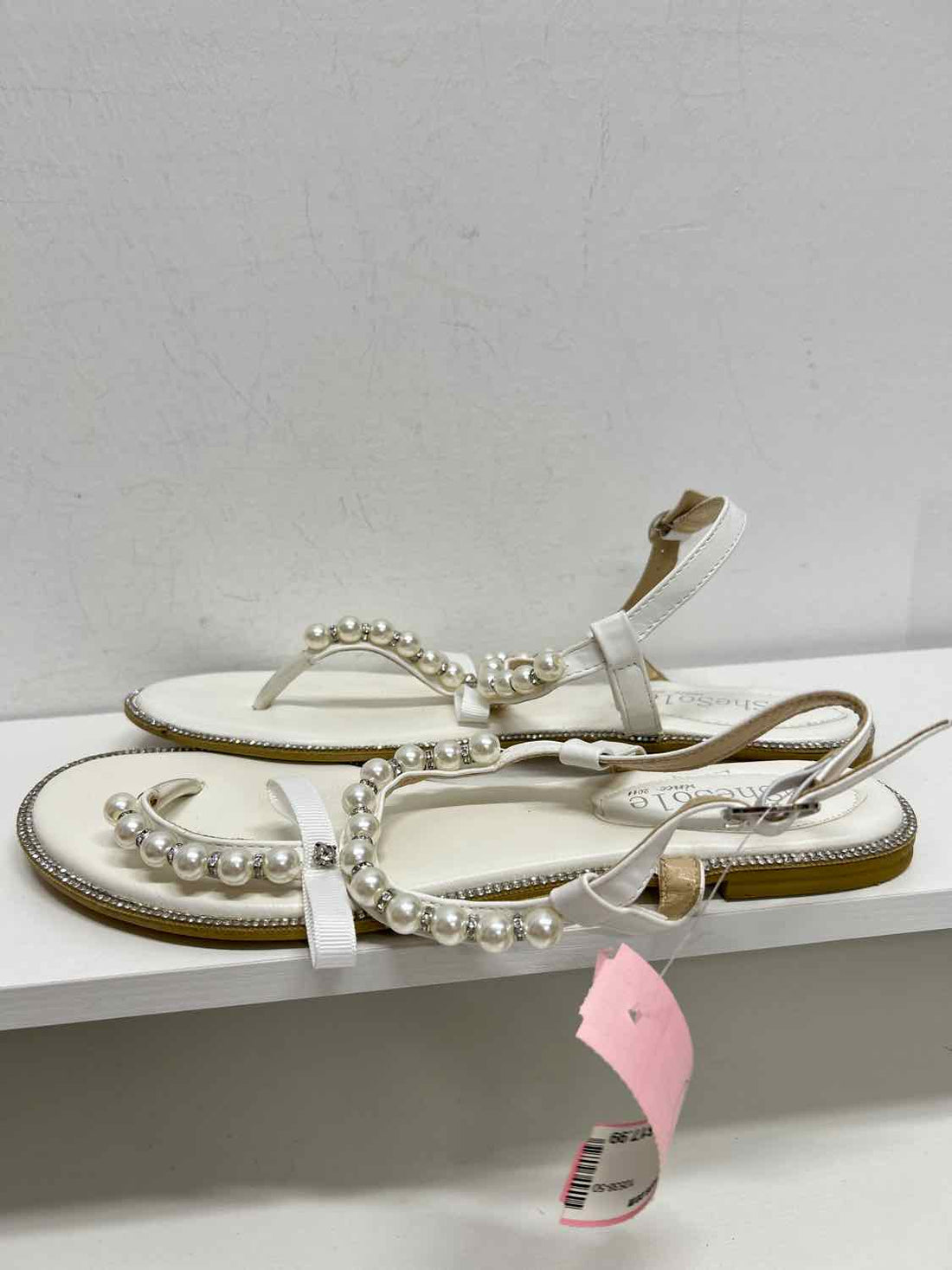 Shesole Women Size 40 (9-9.5) Pearl Sandals