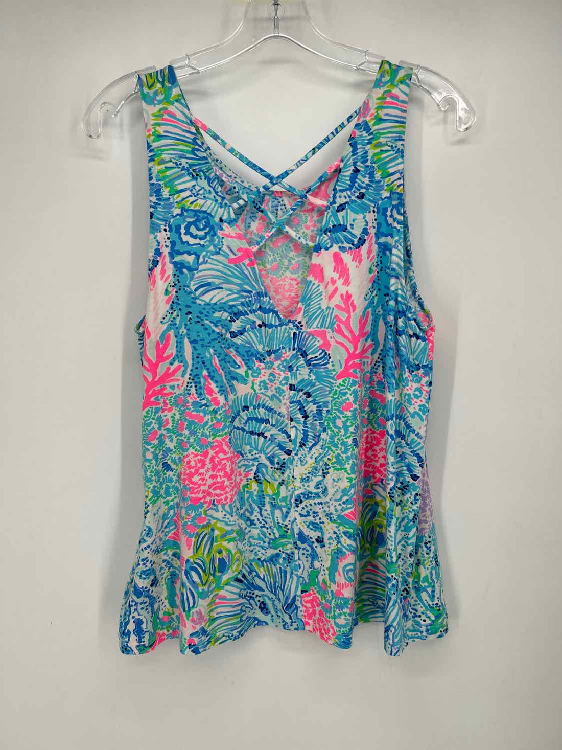 Lilly Pulitzer L Blue Print Lilly Pulitzer Top