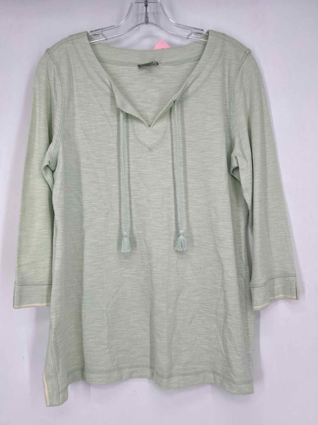 T By Talbots Size M Light Green Long Sleeve