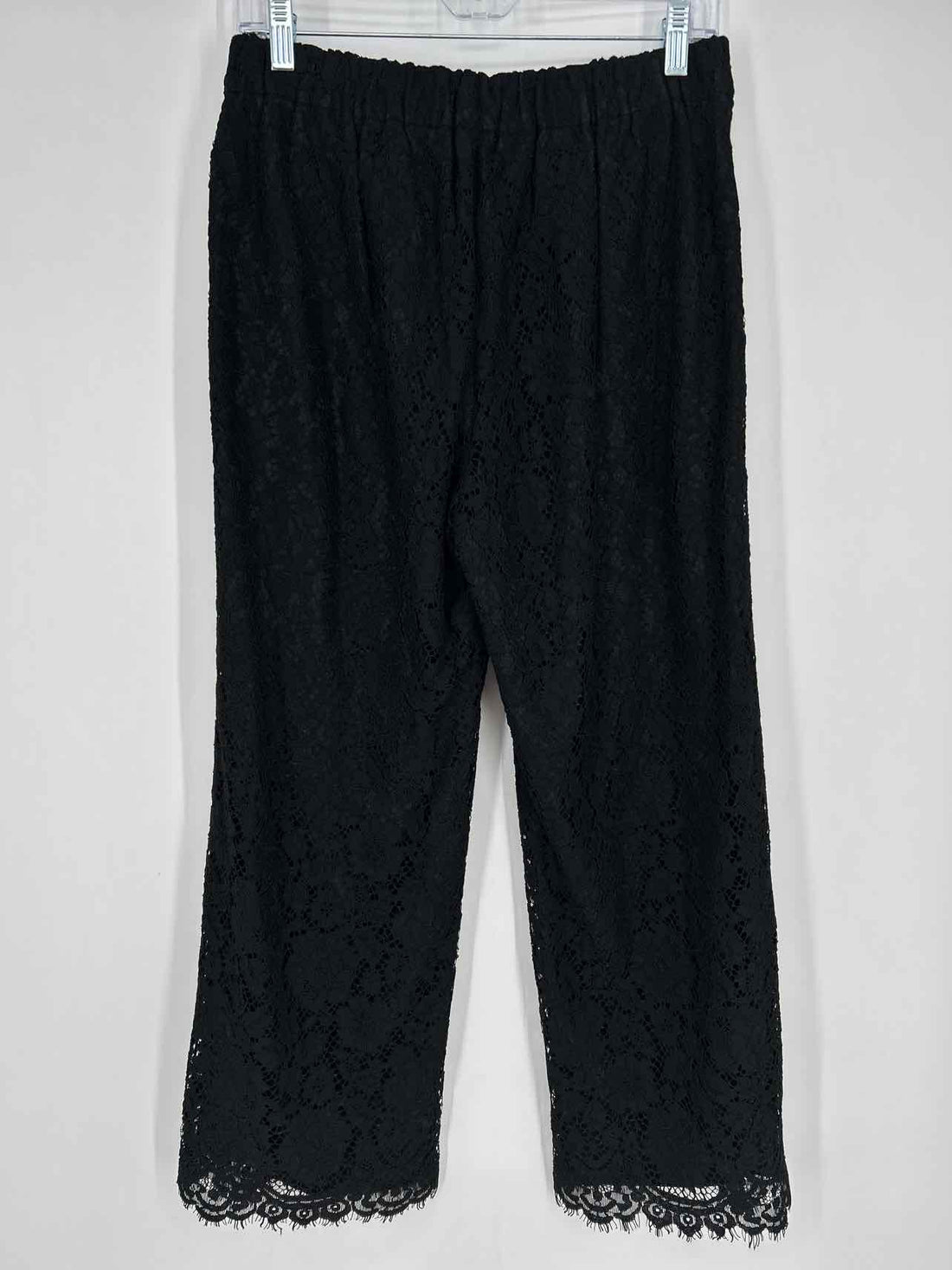 J Crew Size 6 Black Lace Pants