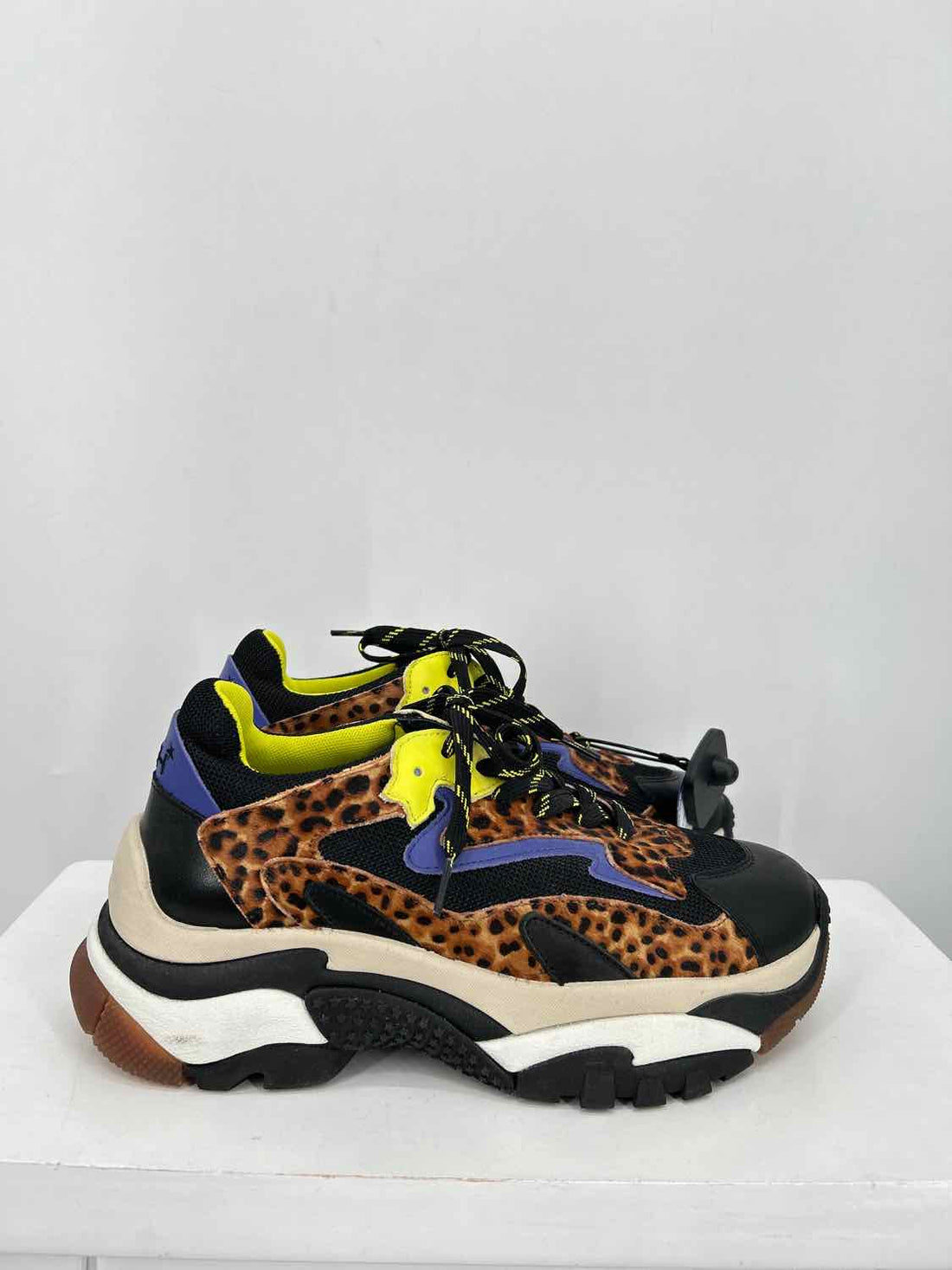ASH Women Size 40(9) Leopard & Black Sneakers