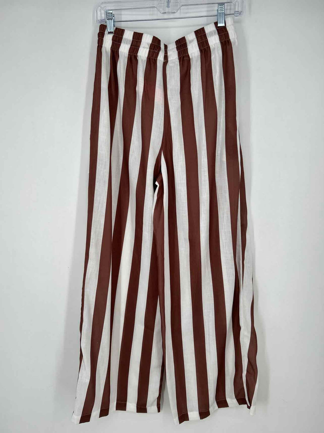 Urban Daizy M Brown & White Striped New Boutique Pants