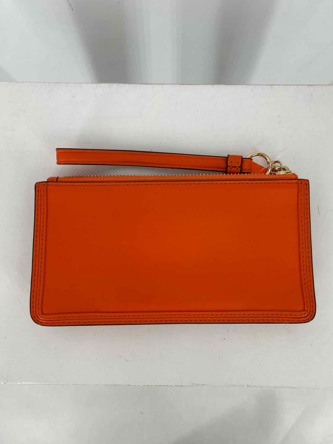 Tory Burch Orange Leather Pre Owned Wallet