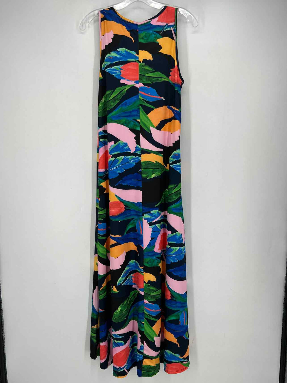 24 Seven Size L Dark Navy Print NWT Maxi