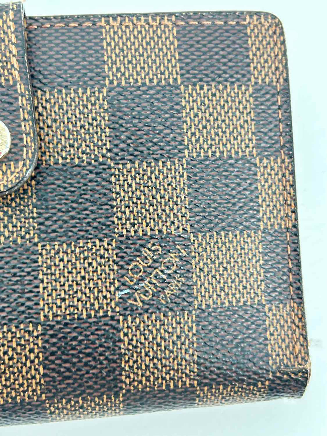 Louis Vuitton Viennois Damier Ebene Coated Canvas Pre Owned LUXURY