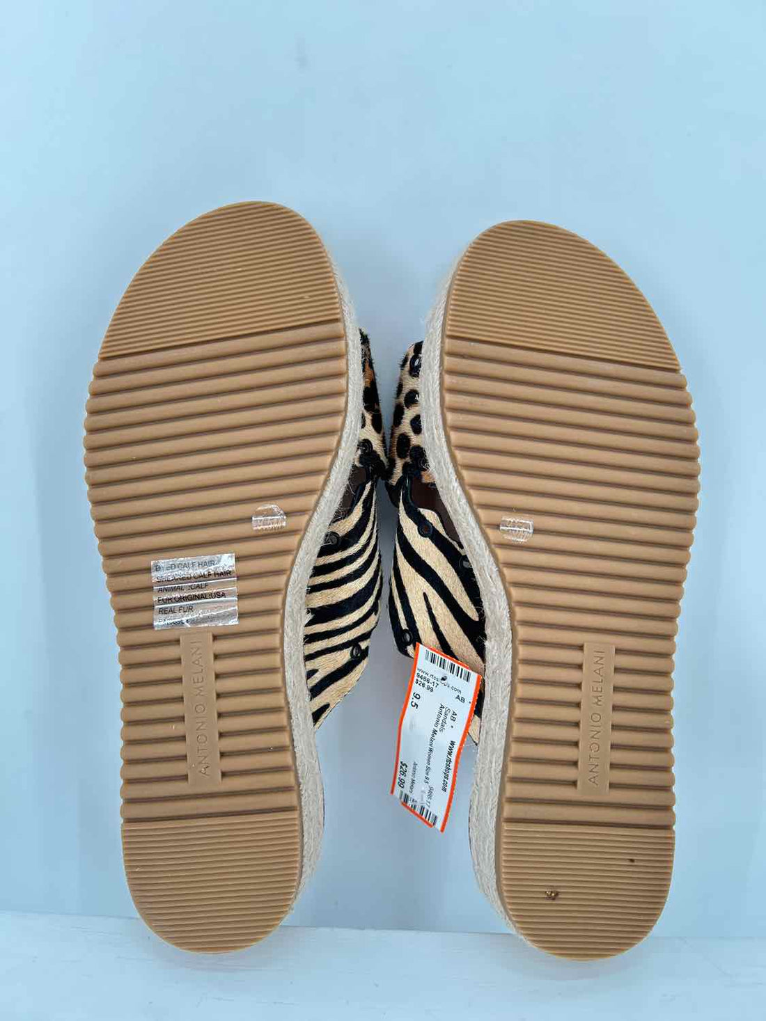 Antonio Melani Women Size 9.5 Leopard Espadrille Sandals