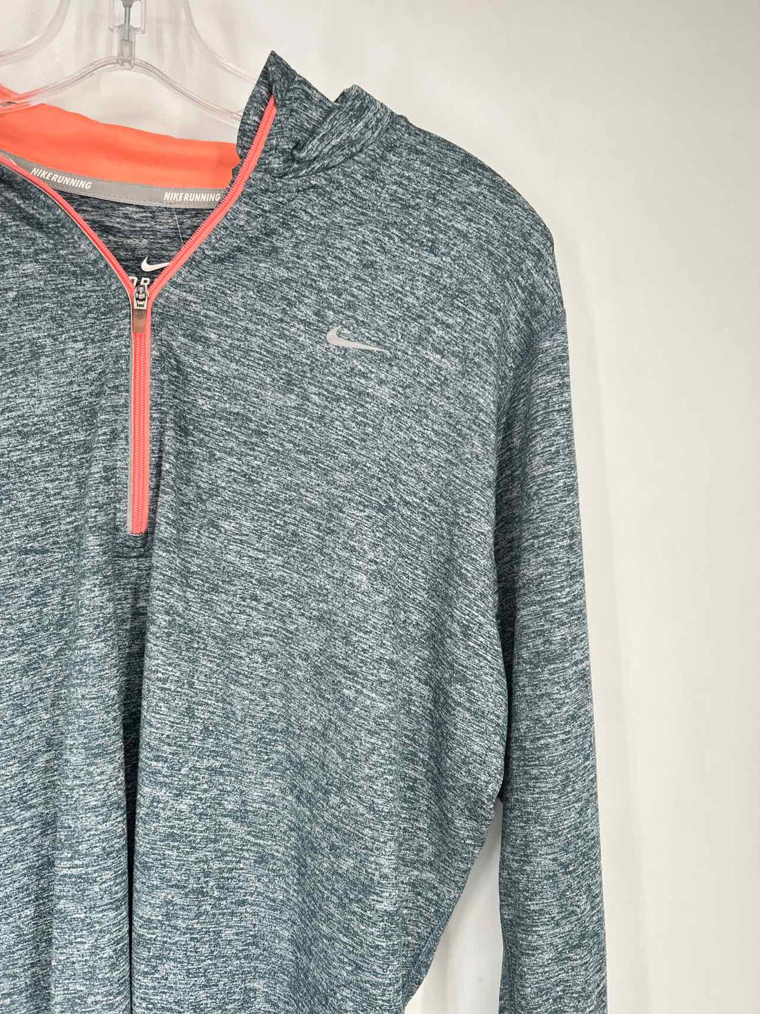 Nike Size XL Heathered Navy Long Sleeve Active Tops