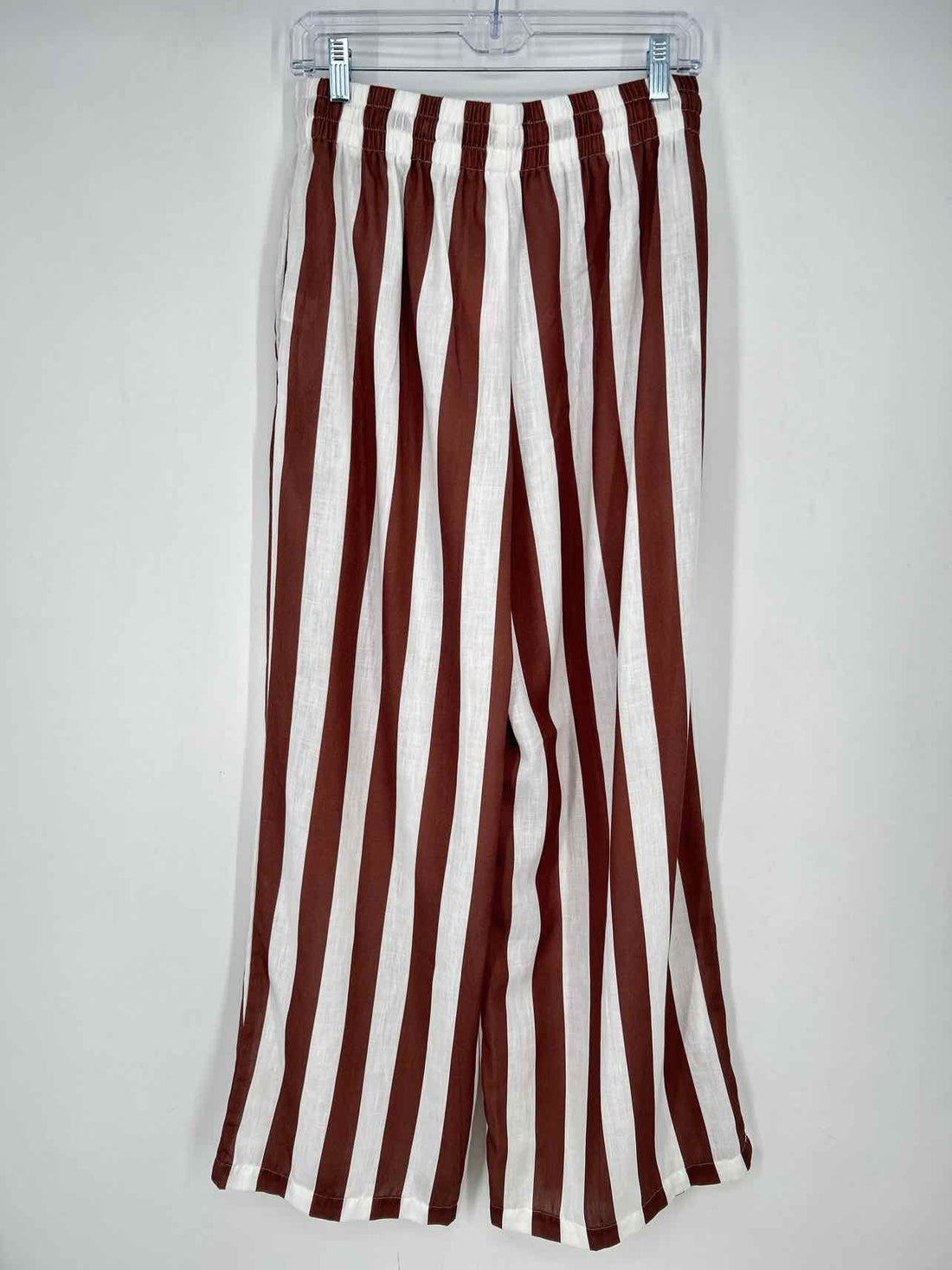 Urban Daizy L Brown & White Striped New Boutique Pants