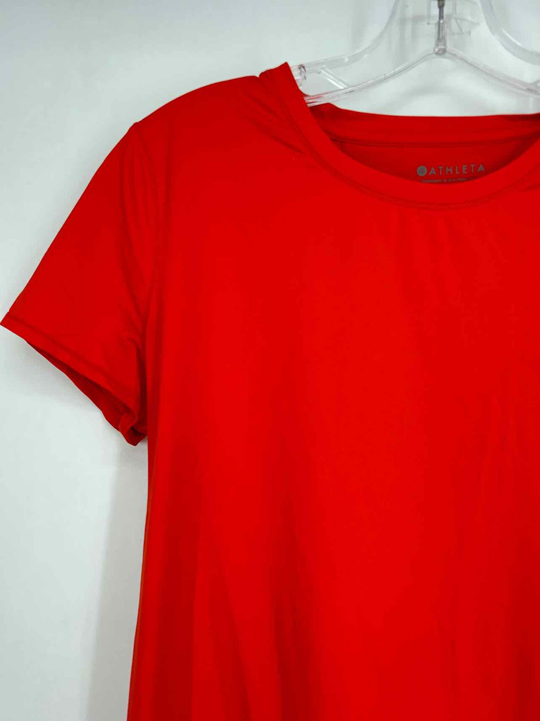 Athleta Size S Dark Orange Short Sleeve Active Tops