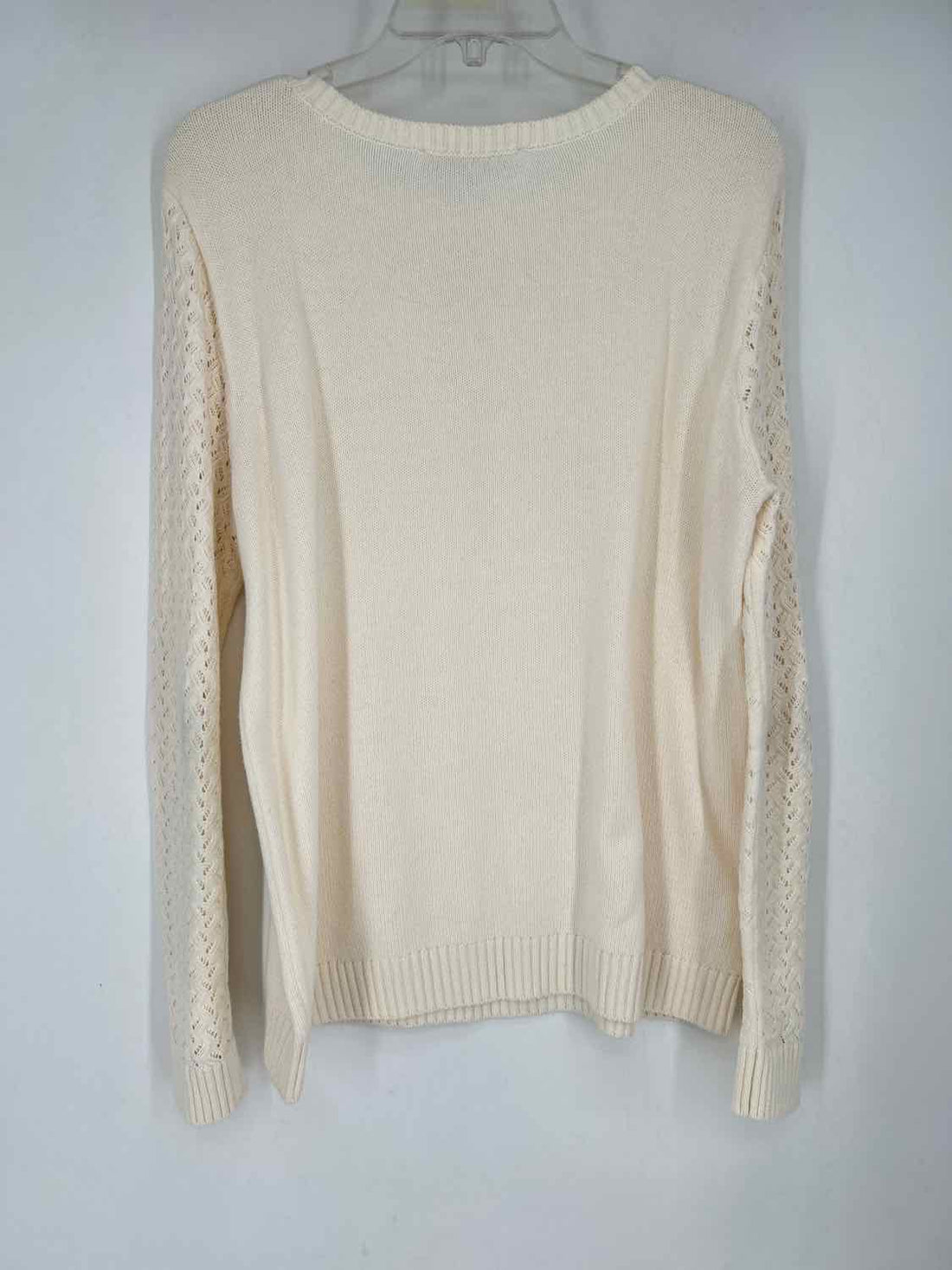Loft Size L White Sweater