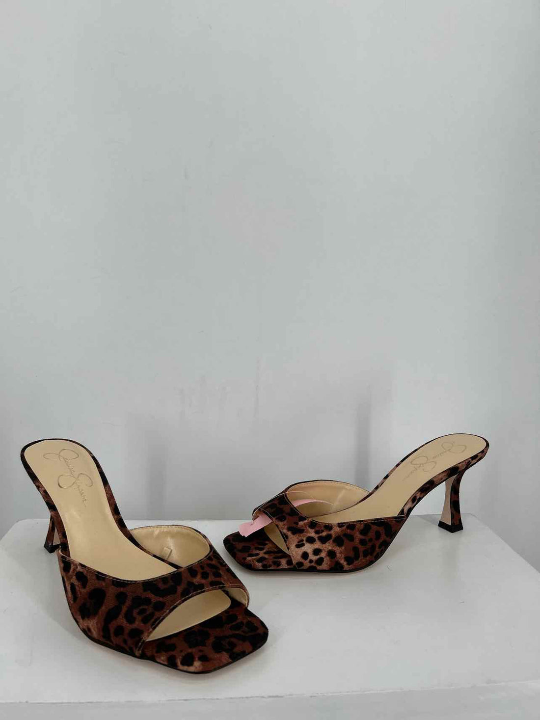 Jessica Simpson Women Size 8.5 Leopard Heels