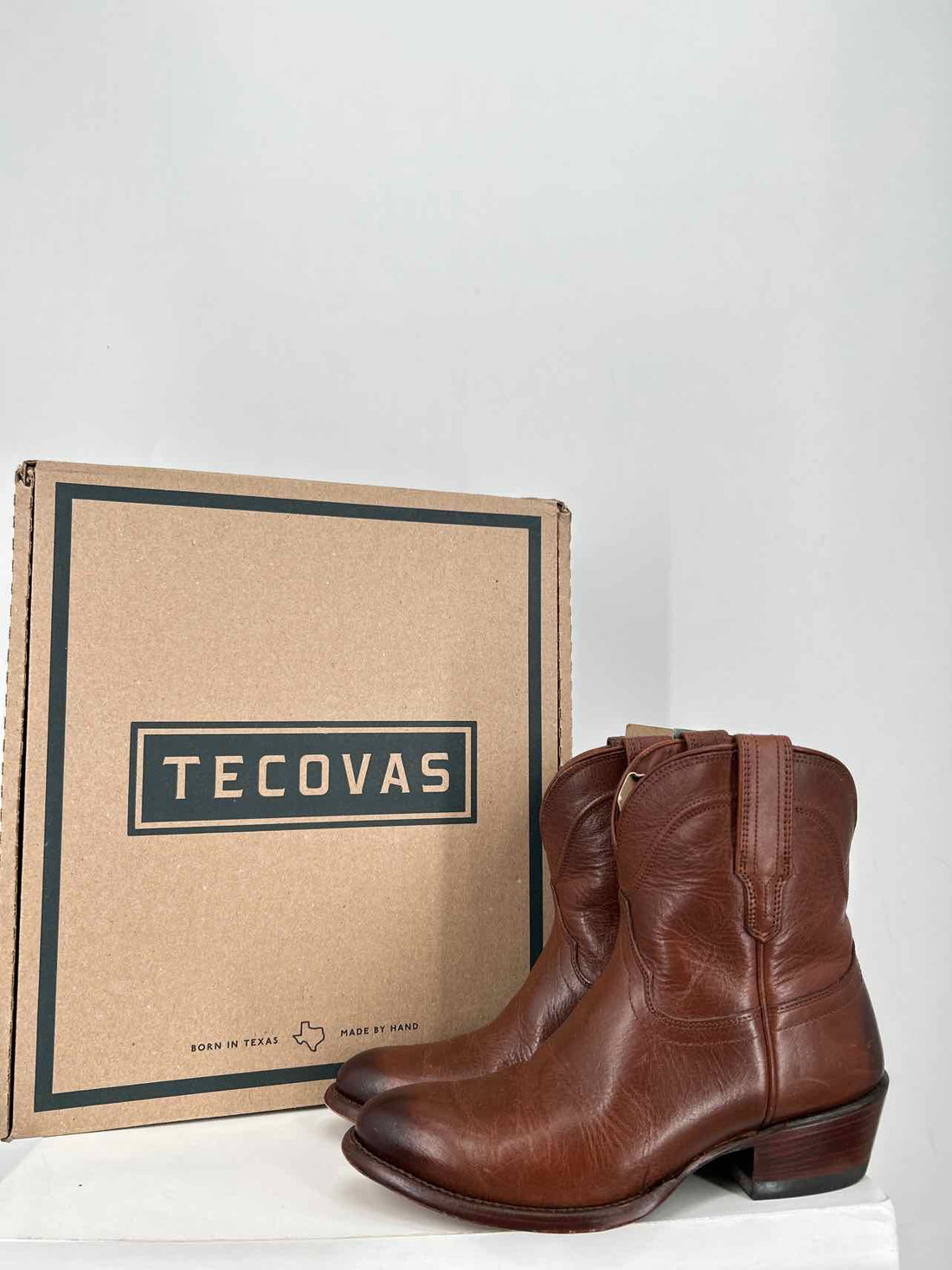 Tecovas Women Size 7 Brown Cowboy Boot