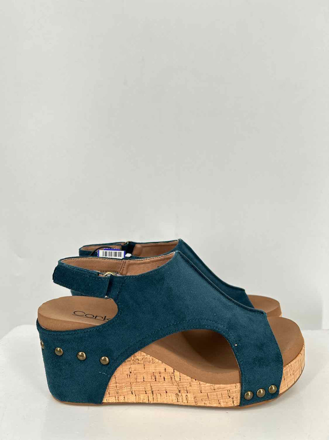 Corkys Women Size 7 Dark Teal Wedges