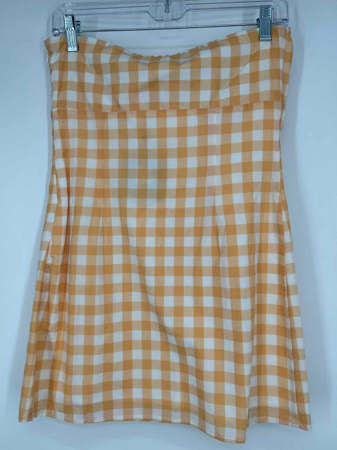Le Lis Size S Orange Gingham NWT Dress