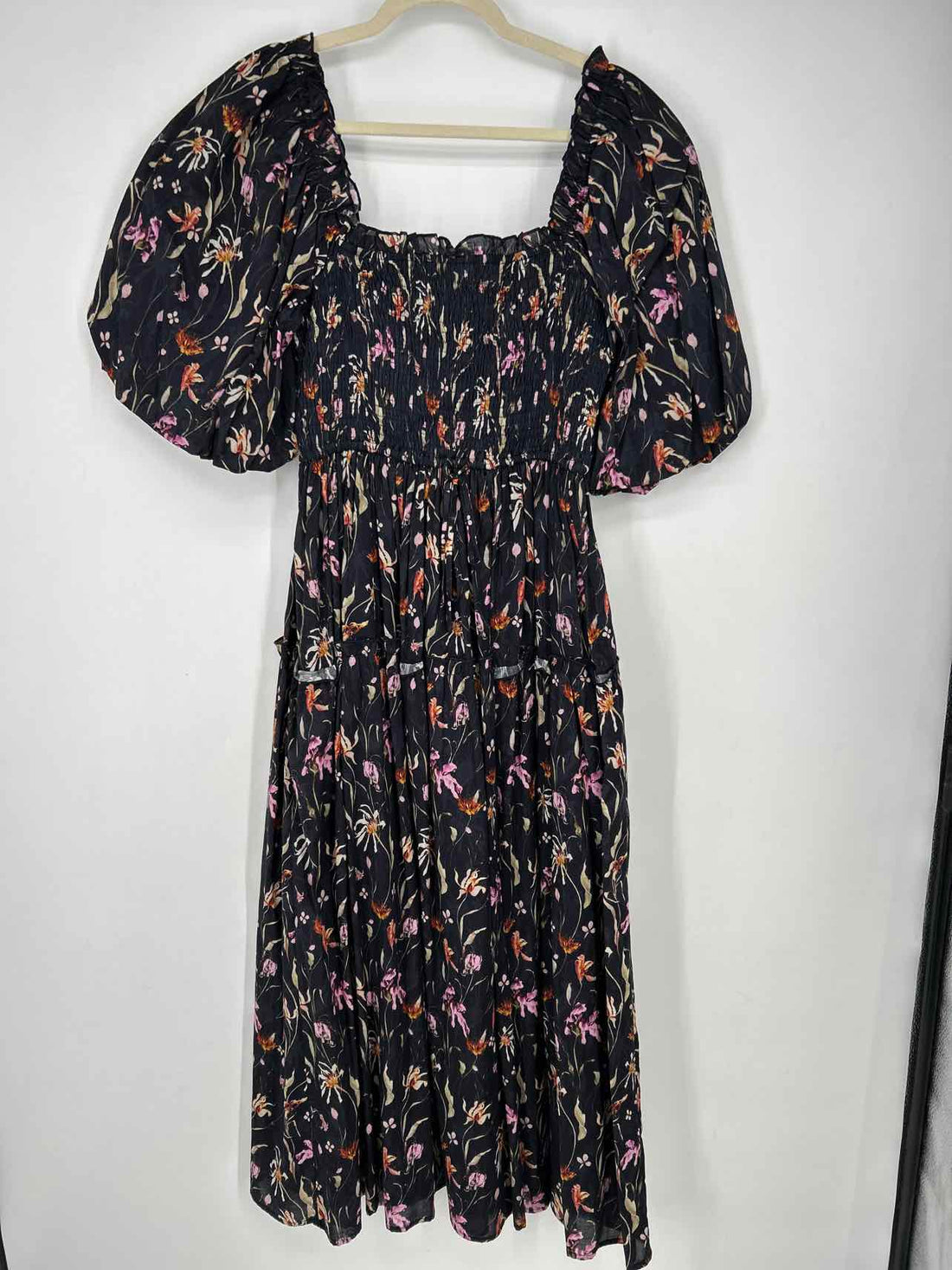 Aureum S Dark Navy Floral New Boutique Dress