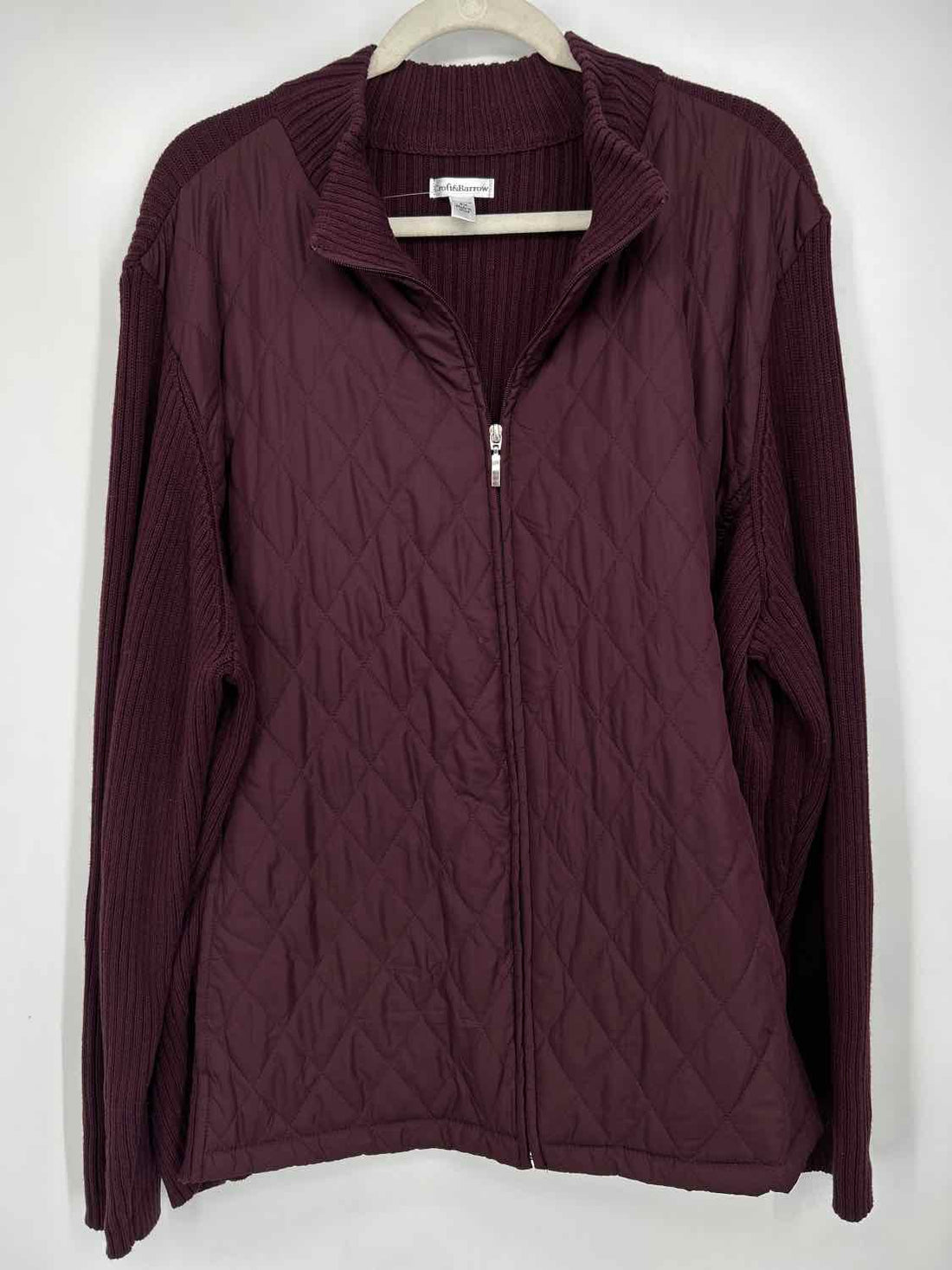 Croft & Barrow Size 3X Burgandy Jacket
