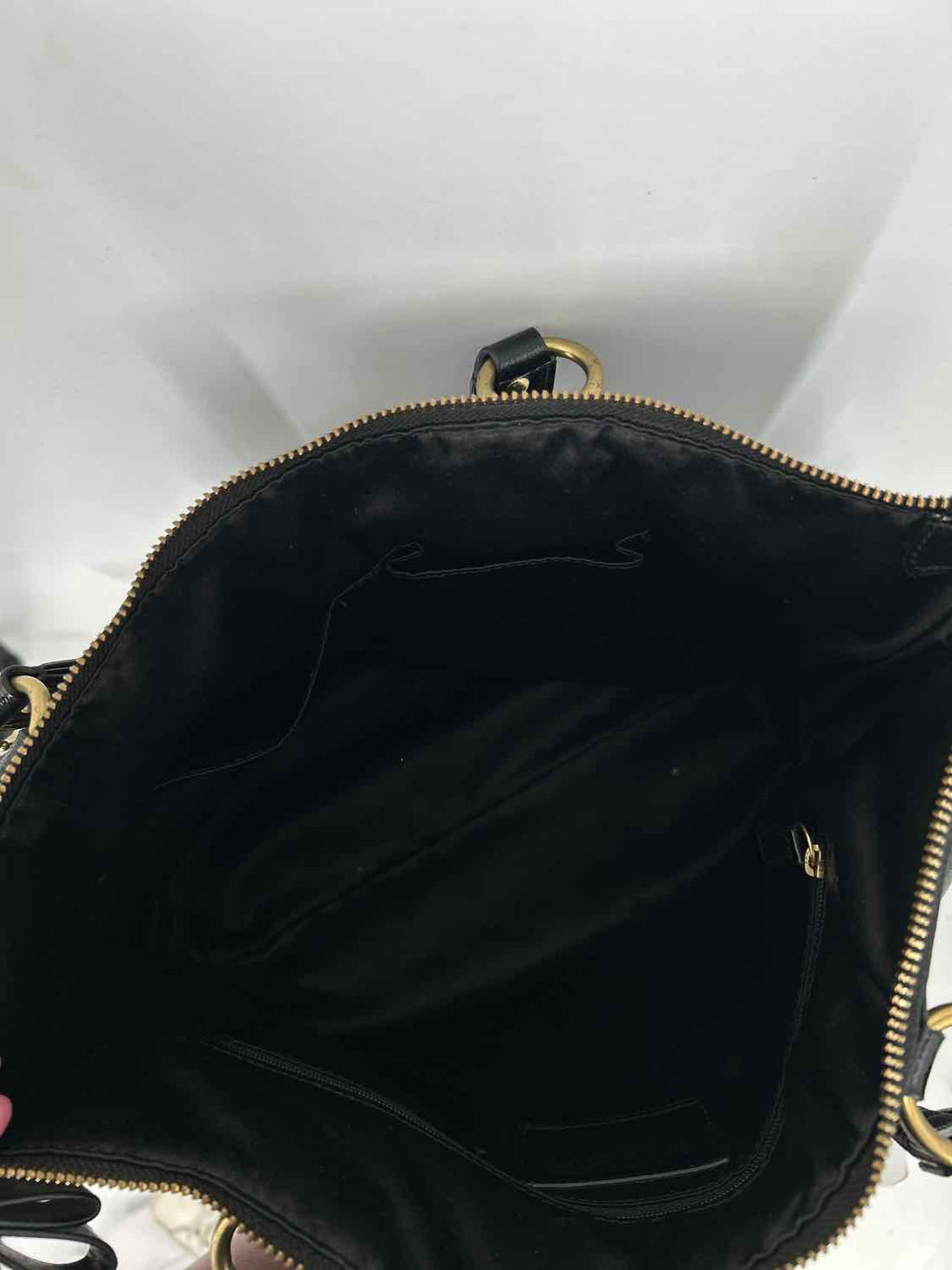 Coach Black Patent Leather Vintage Tote