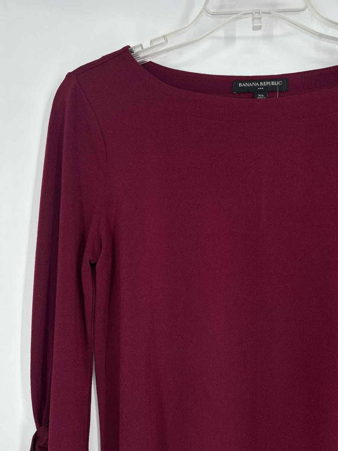 Banana Republic Size XS Burgundy Long Sleeve