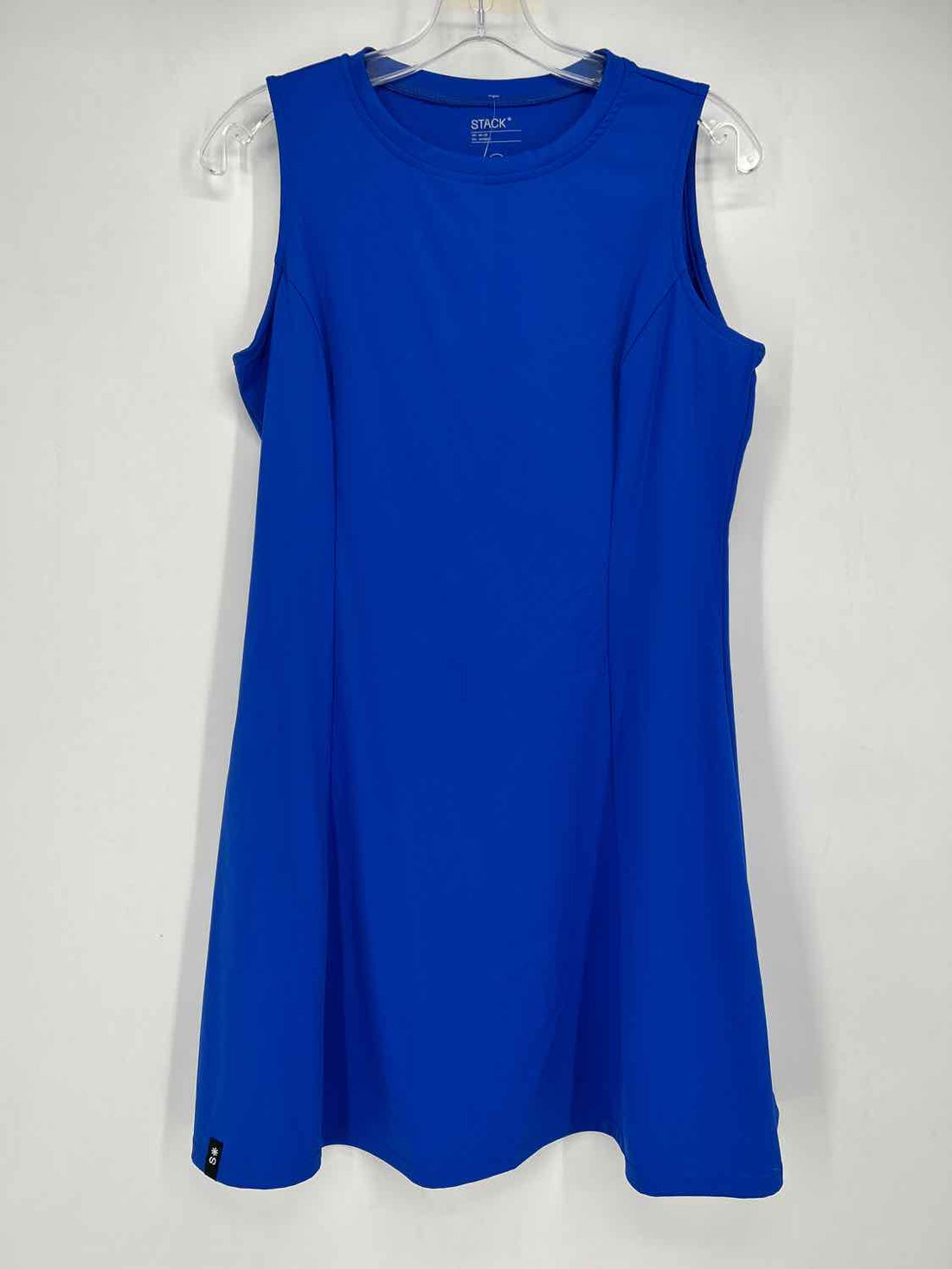 Stack Size L Cobalt Blue Sleeveless Active Dresses