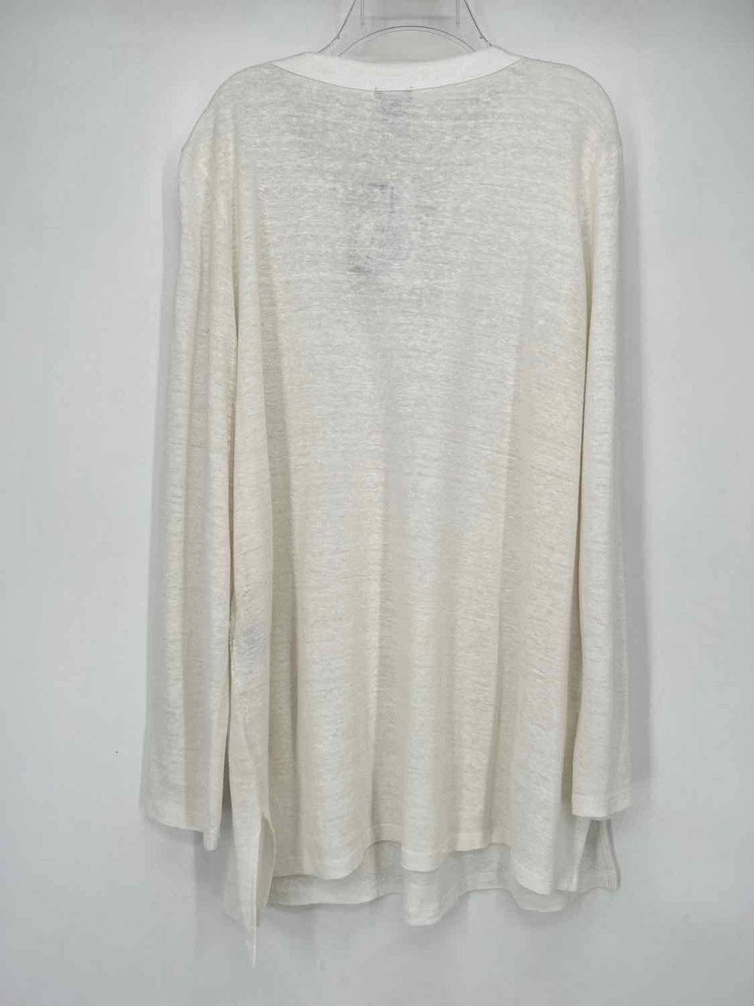Chicos Size 3 White NWT Long Sleeve