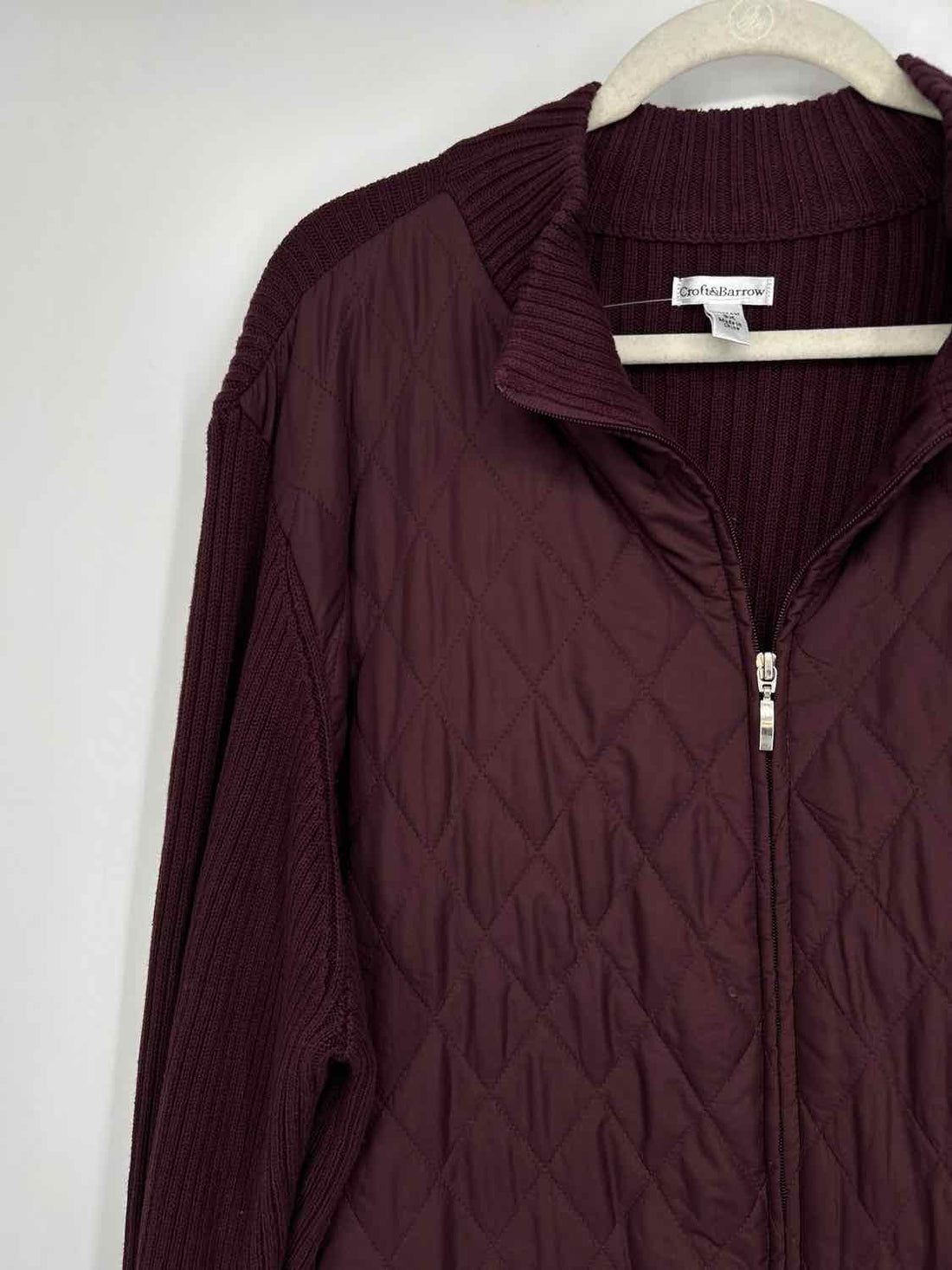 Croft & Barrow Size 3X Burgandy Jacket
