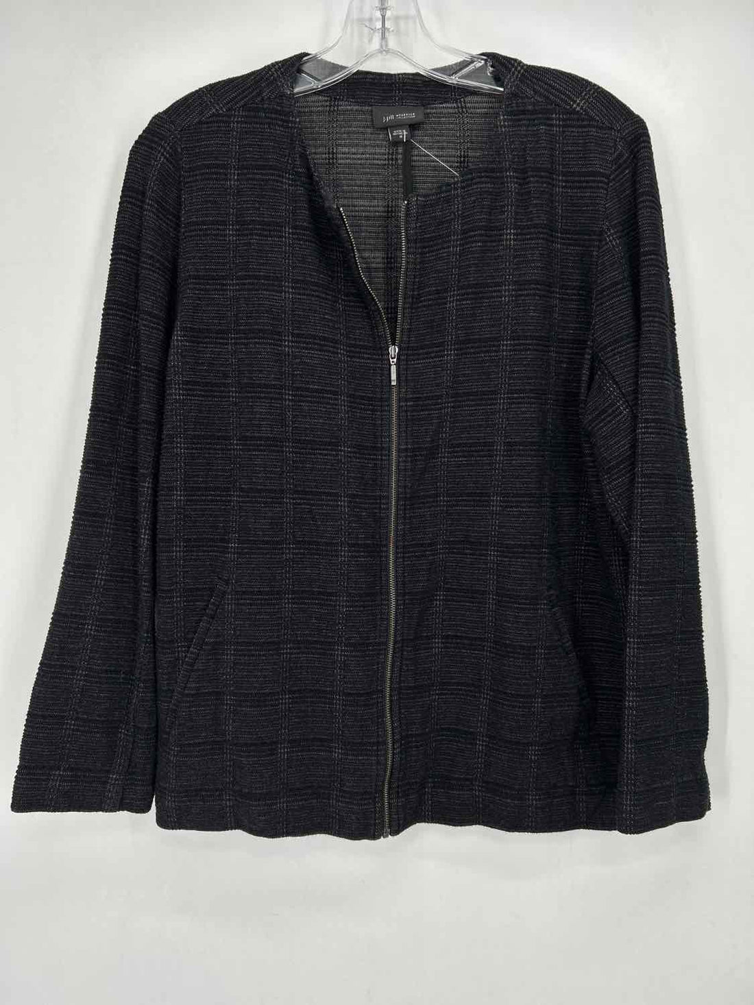 J Jill Size M Black & Gray Jacket