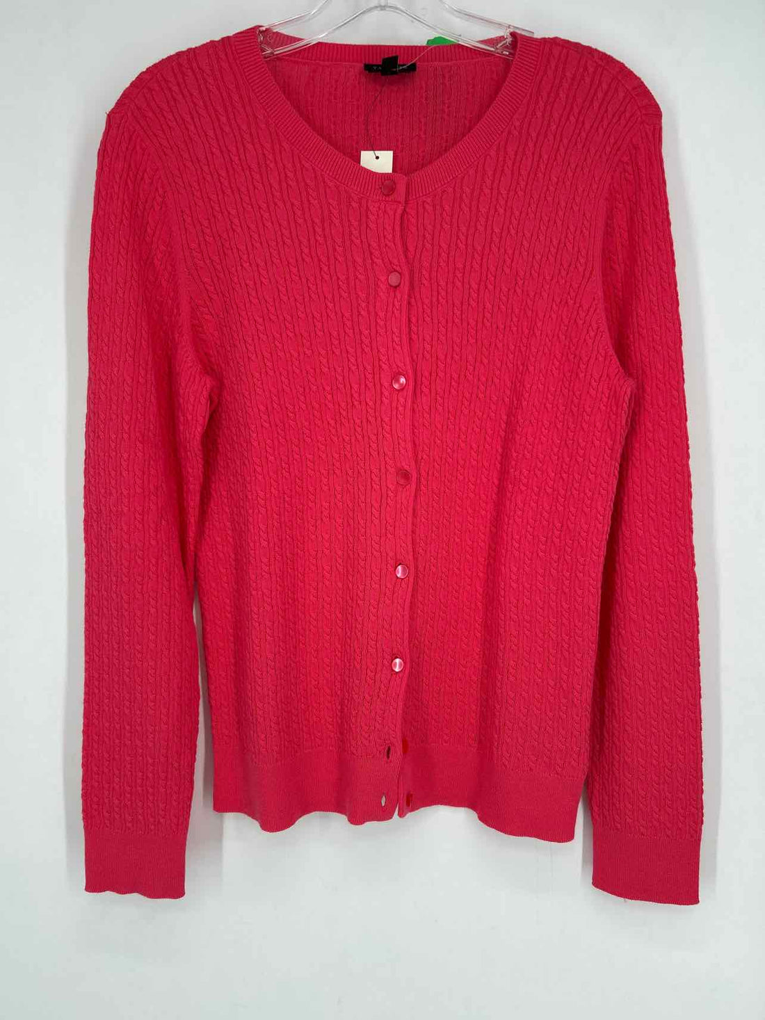 Talbots Size L coral pink NWT Cardigan