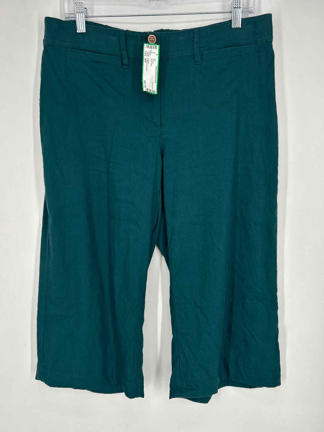 J Jill Love Linen Size MP Dark Teal Pants