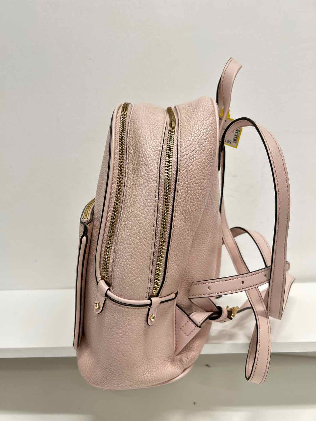 Michael Kors Light Pink Pebbled Leather Pre Owned Backpack