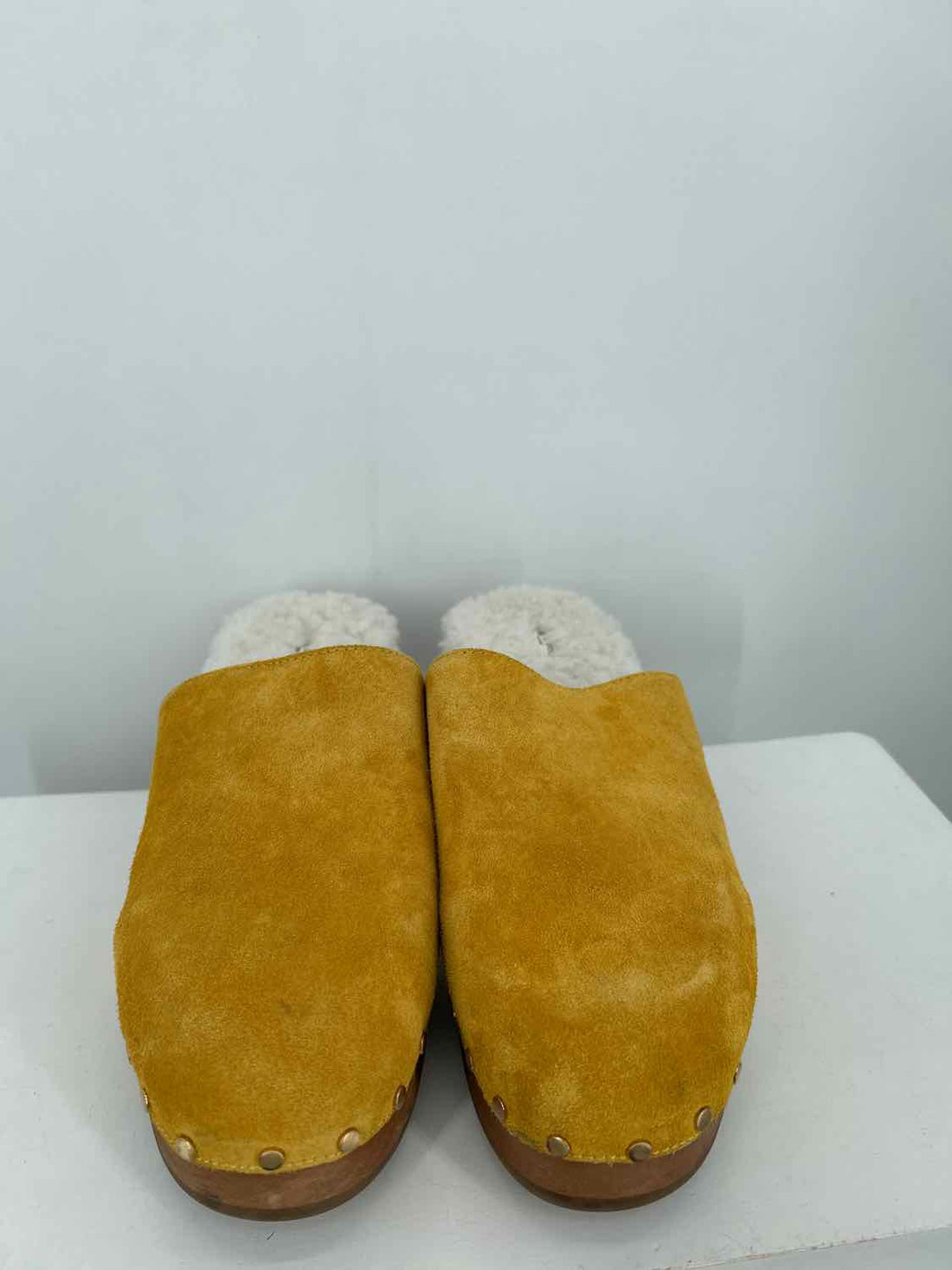 Rag & Bone Women Size 41(10) Mustard Suede Clogs