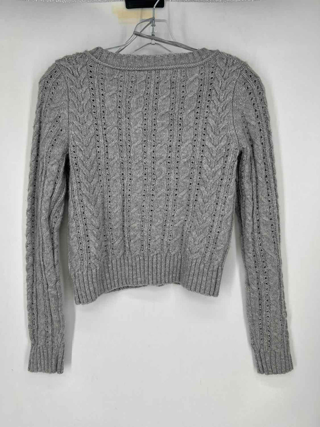 American Eagle Size XS Light Gray Cardigan