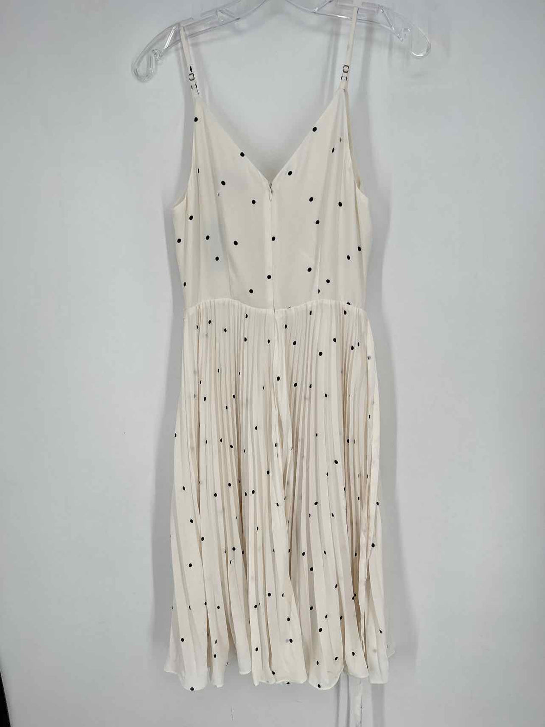 Loft Size 2P White Polkadot Sleeveless Dress